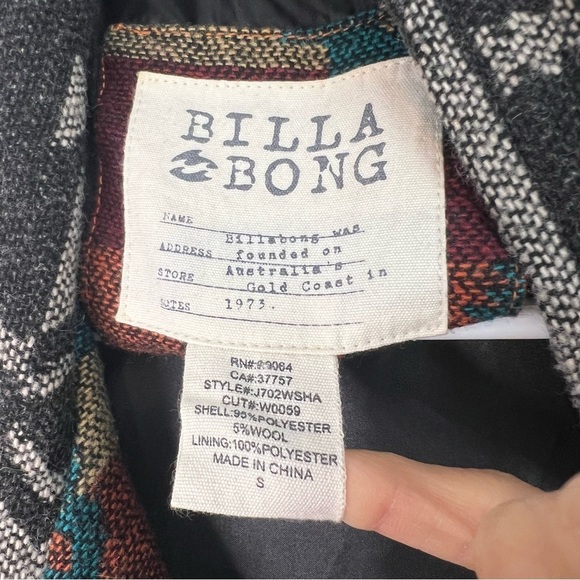 Billabong Multicolor Patterned Blazer - Picture 10 of 12